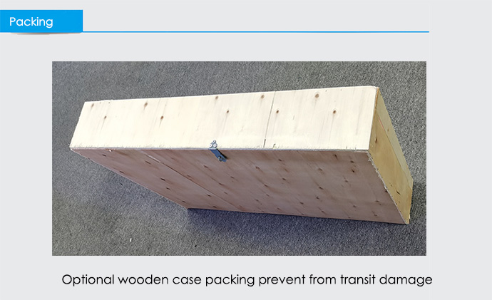 Wooden case packing